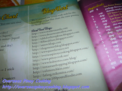 Amore Planner - Overseas Pinoy Cooking