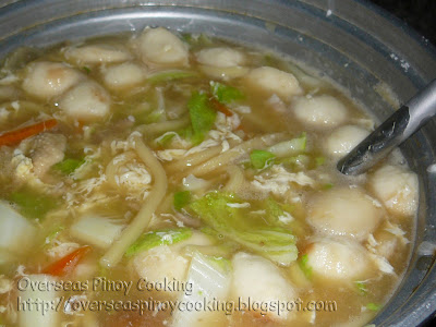 Lomi Special - Cooking Procedure