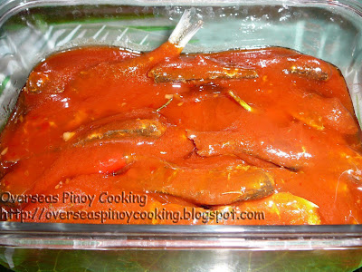 Fried Tawilis Sardines in Hot and Spicy Sauce - Cooking Procedure