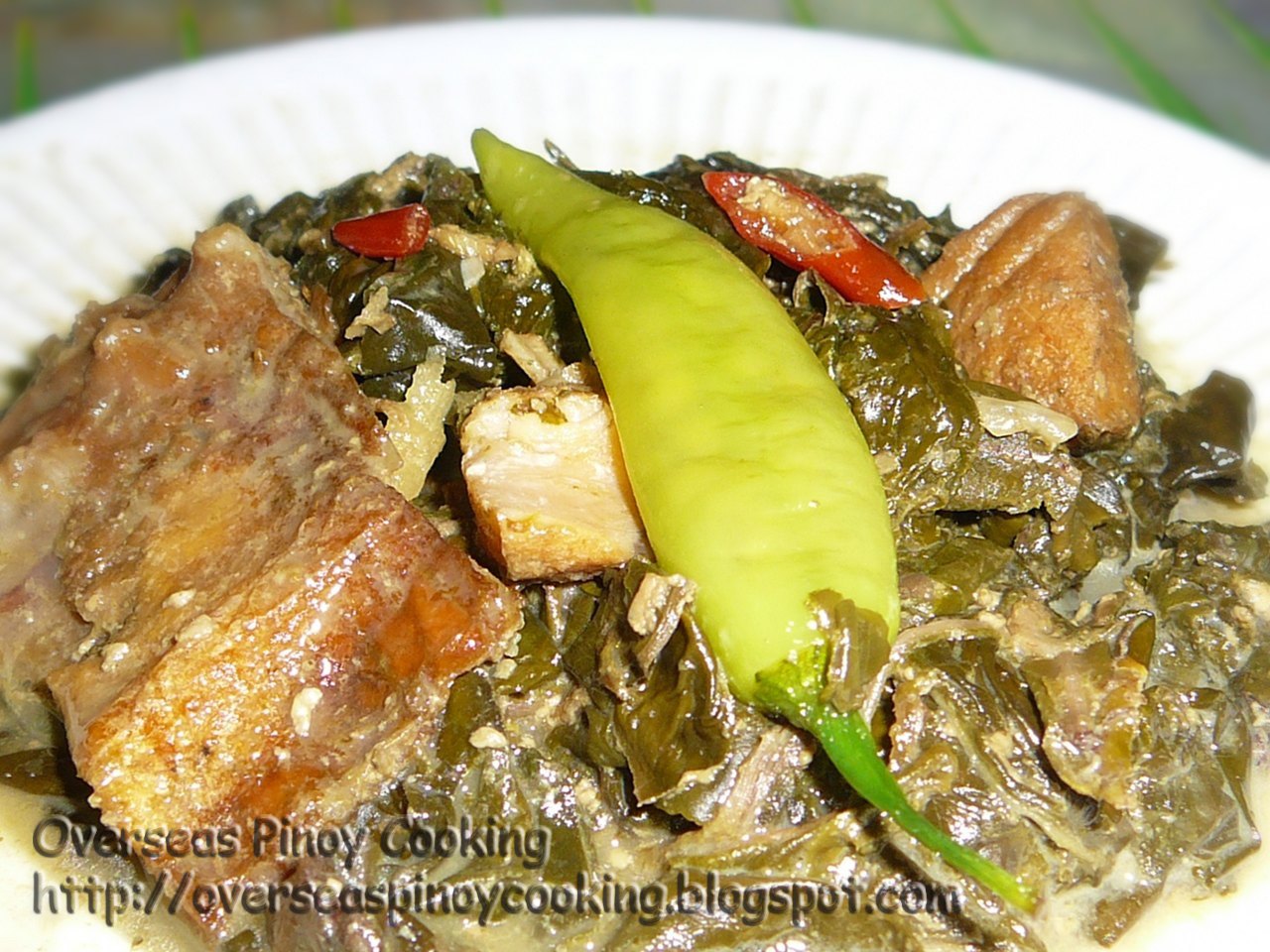 Laing at Daing, Laing with Dried Fish