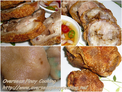 Boneless Crispy Pata - Cooking Procedure