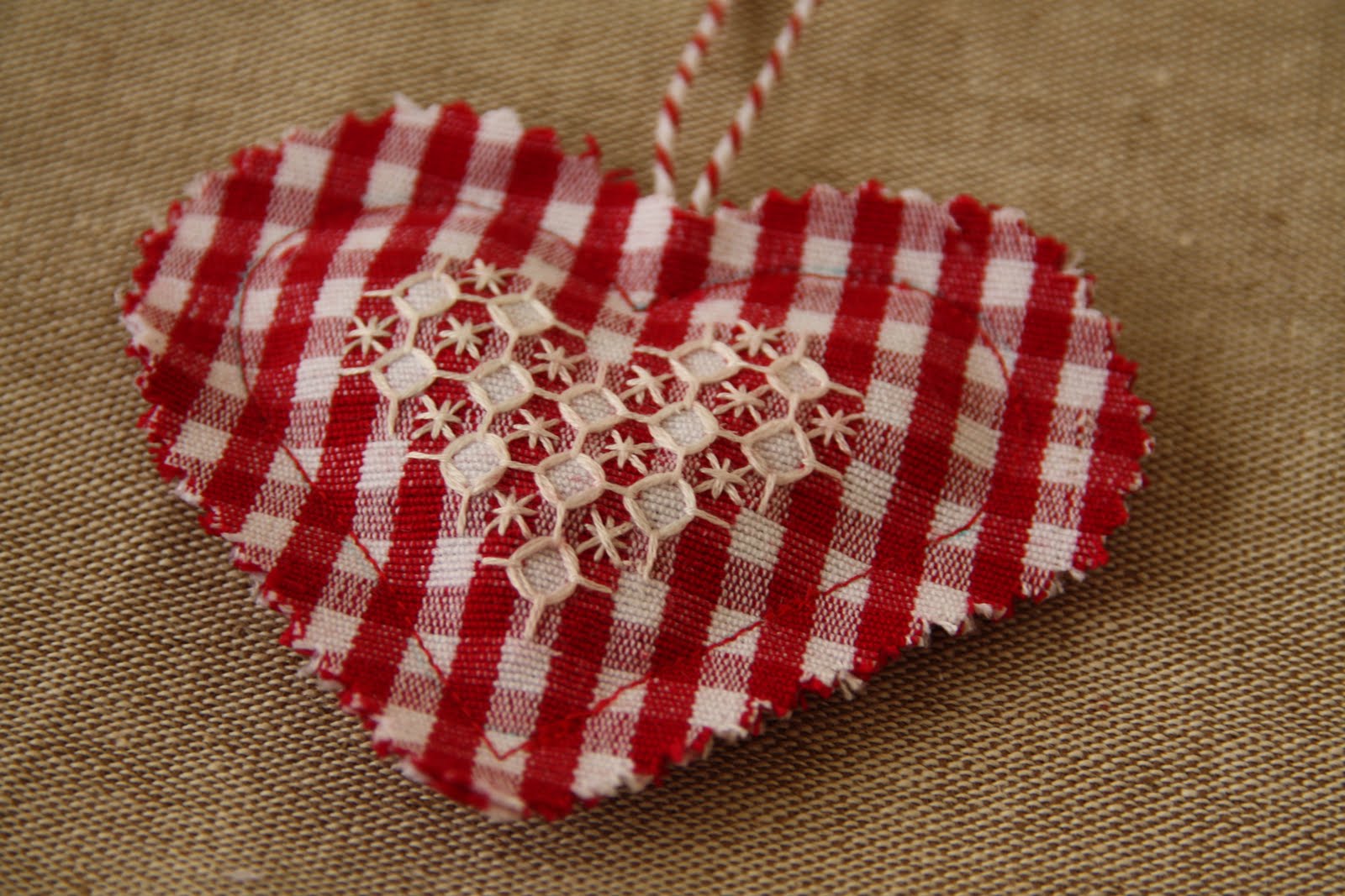 elliefunk Chicken Scratch Embroidery Valentine