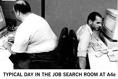 Job search room at A4e