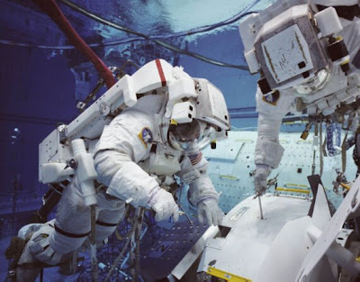 NASA Astronauts in training