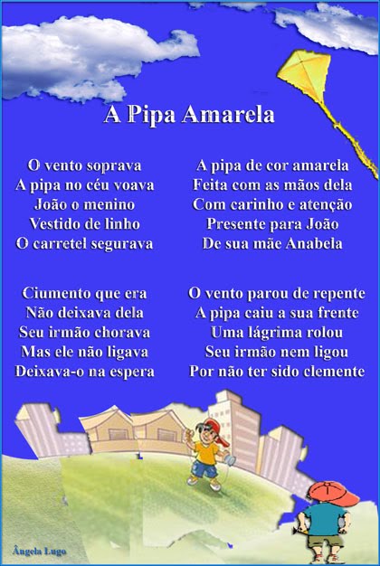 A PIPA AMARELA (Poema infantil)