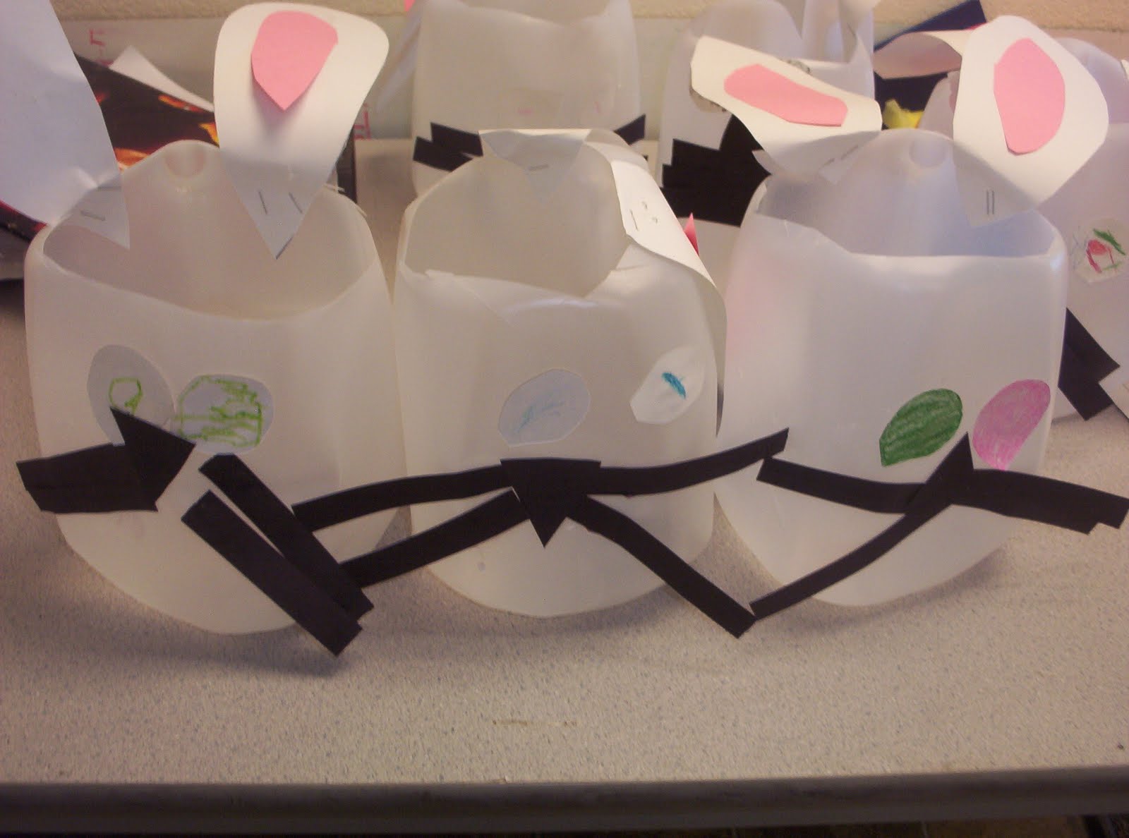 Preschool Story Bunny Milk Gallon Project