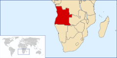 ANGOLA - Localização geográfica