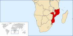 MOÇAMBIQUE - Localização Geográfica