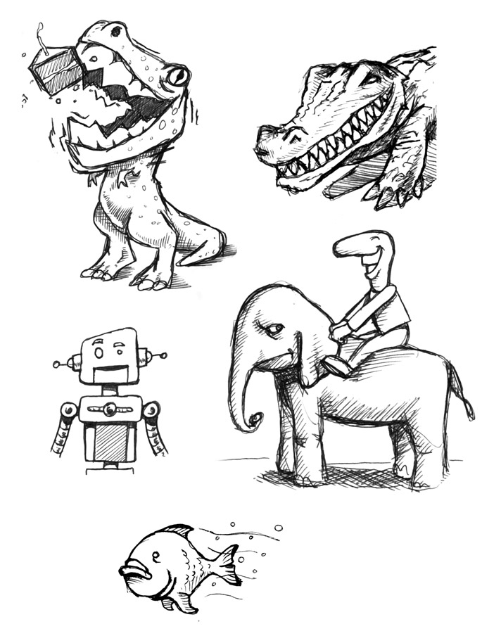 sivARTblog: More Work Sketches! sivARTblog: More Work Sketches!