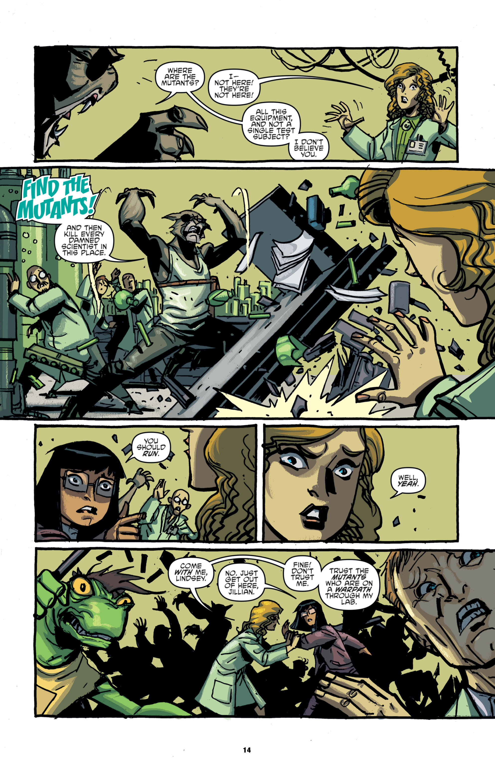 Read online Teenage Mutant Ninja Turtles: Mutanimals comic -  Issue #1 - 16