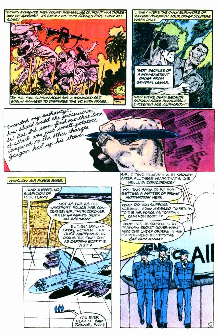 Read online Captain Atom (1987) comic -  Issue #9 - 6