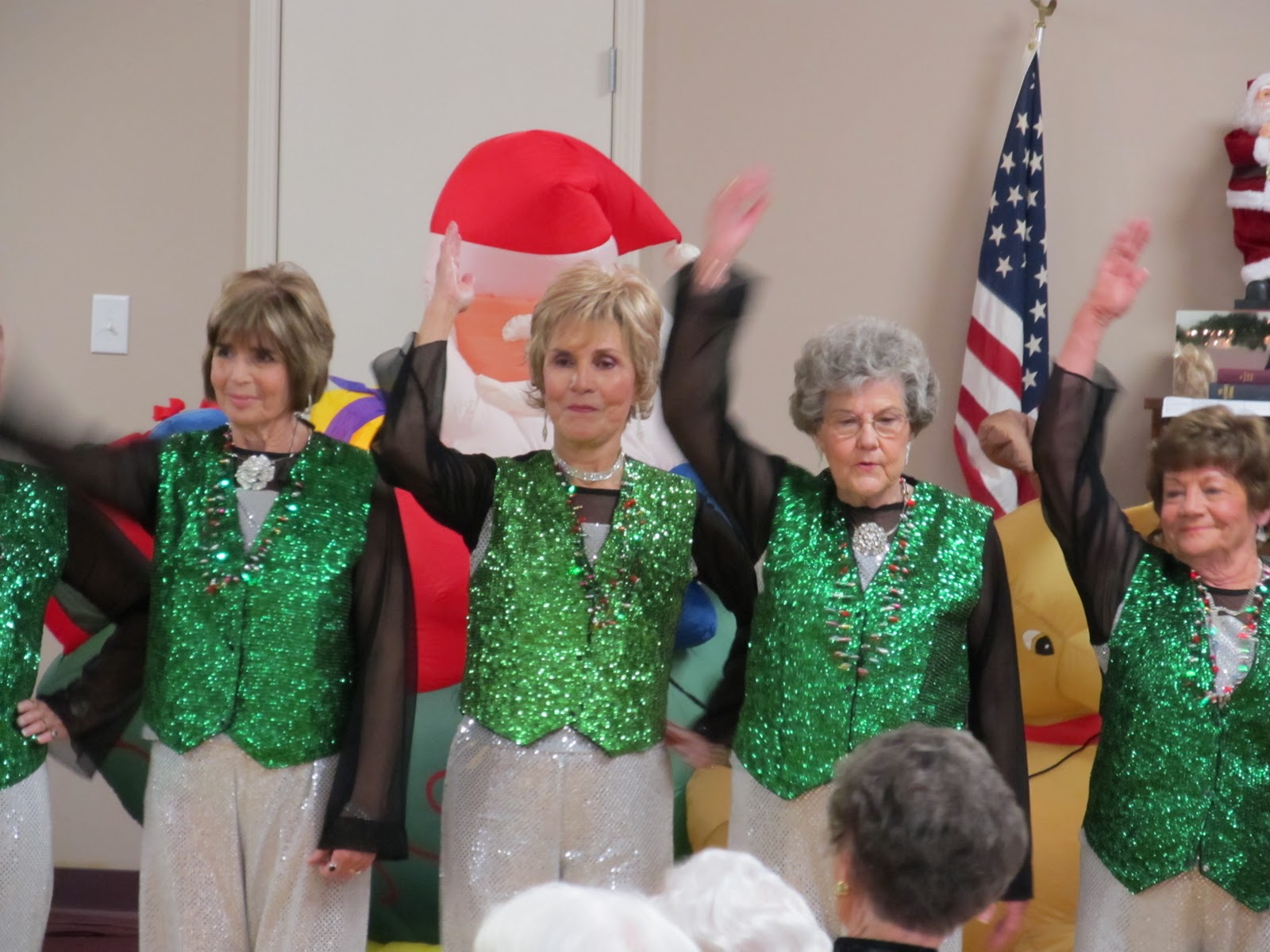 PrunePicker Tap Dancing at the Senior Center.