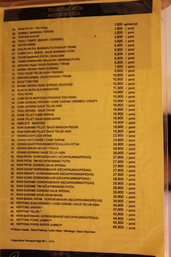 D' Cost Seafood Cheap Restaurant | Jakarta100bars - Nightlife & Party