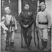 Old Photo with Gurkha Soldiers This photo is from the 