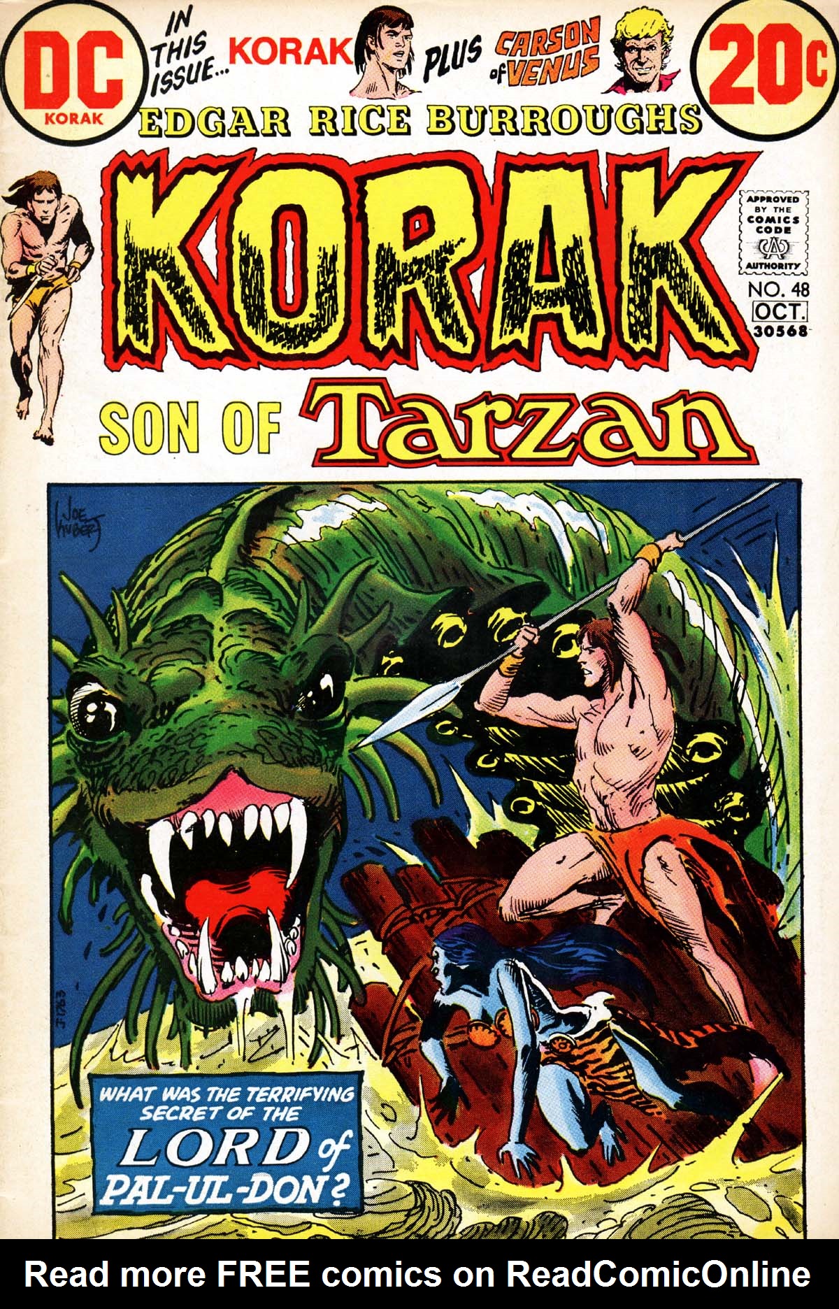 Read online Korak, Son of Tarzan (1972) comic -  Issue #48 - 1
