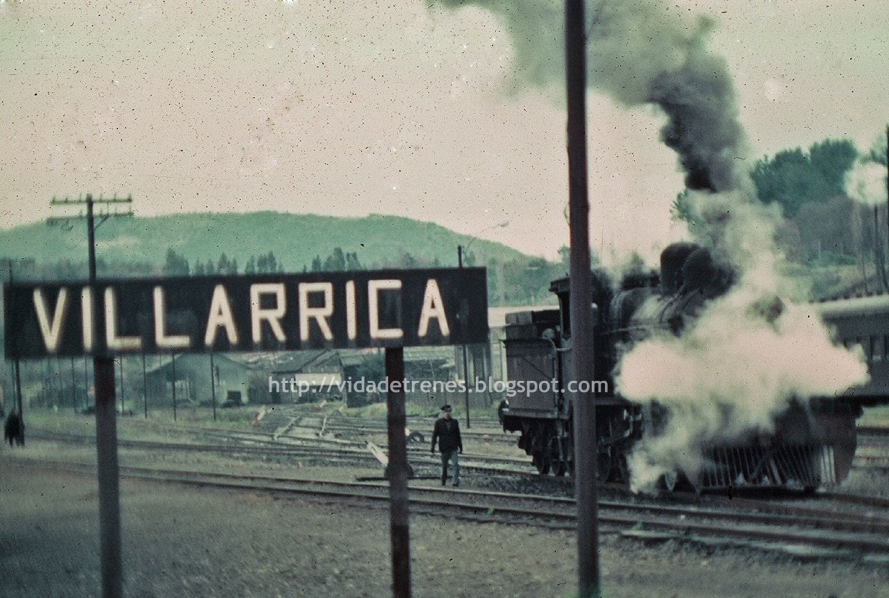 ESTACIÓN DE VILLARRICA (Ramal LoncocheVillarrica) Vida de Trenes