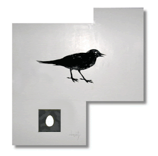 pássaros - pinturas - acrílica - mdf