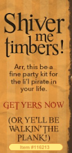Arrrr..check out our pirate kit!