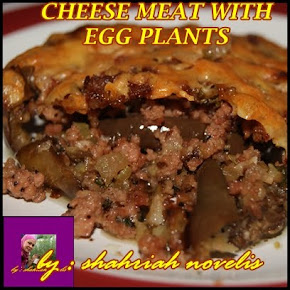 CHEESE EGG PLANTS WITH MEAT