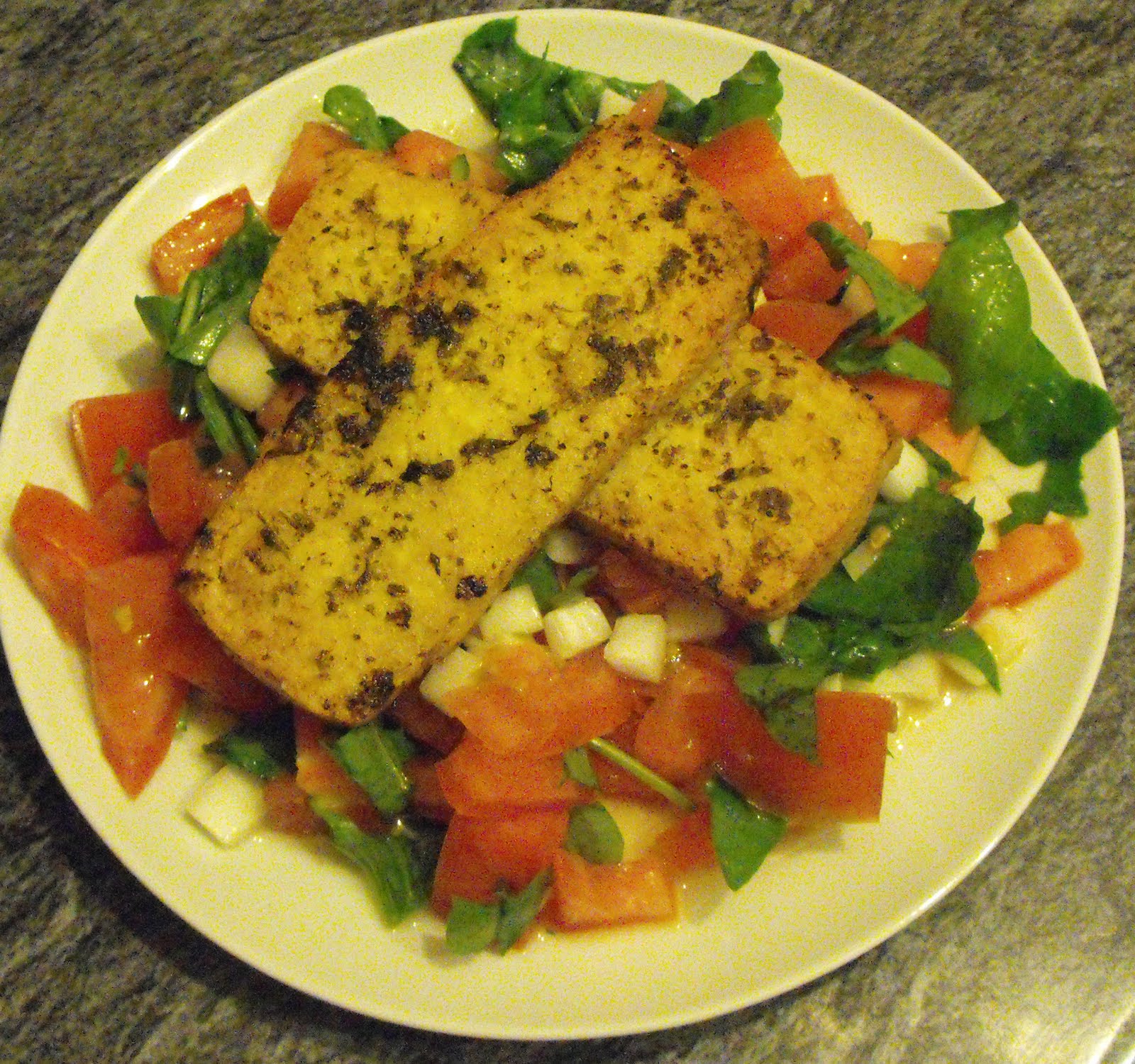 and bells on her toes Lime and Coriander Baked Tofu