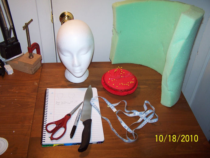 The Broken Needle Tutorial How to Modify a Foam Head Version 1