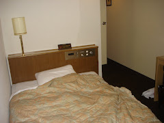 Our first hotel bedroom