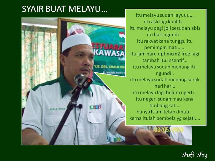 Yob Tualang Sekah Syair buat MELAYU.....