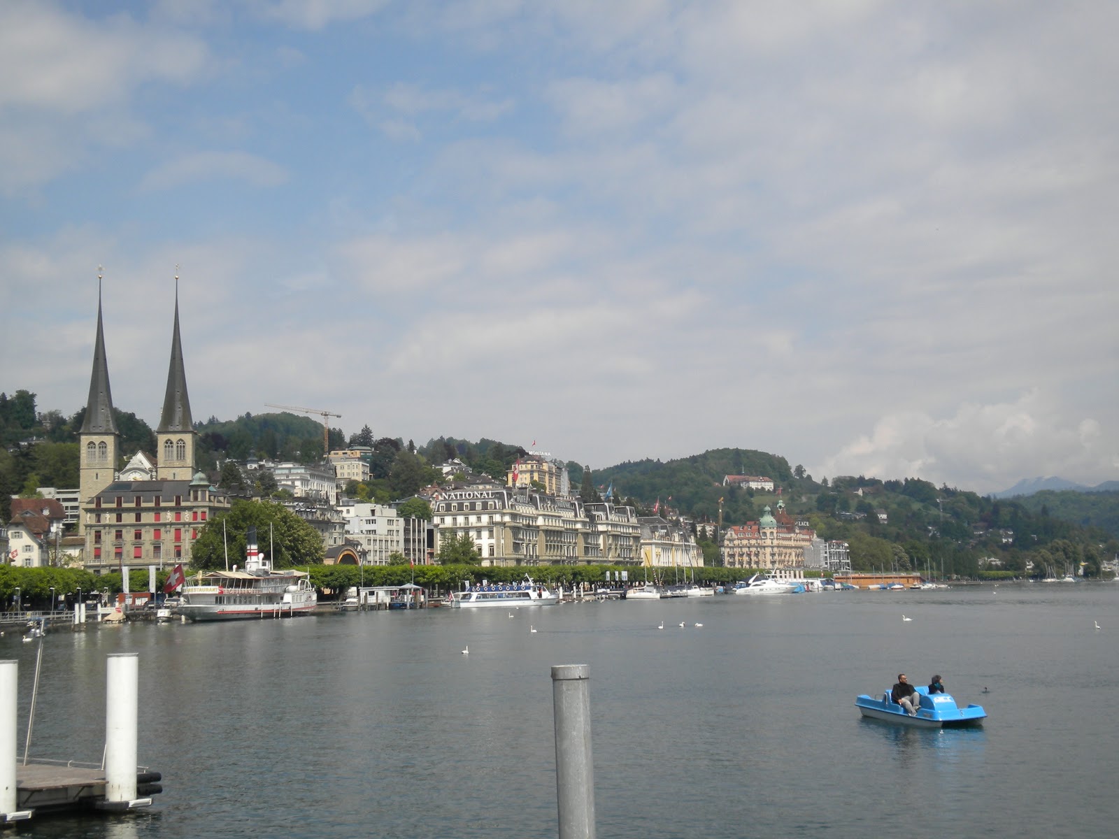 of Europe Lake Como, Lake Lucerne and Switzerland