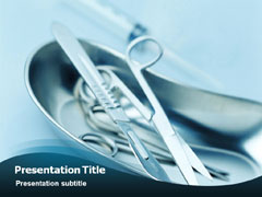 medical powerpoint templates,medical ppt templates: Surgery Instruments ...