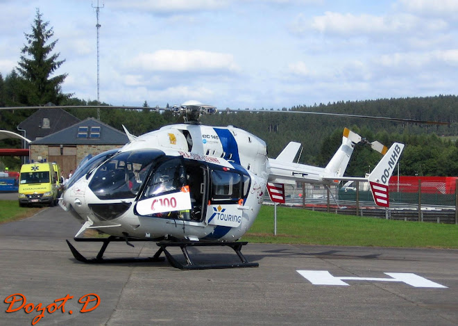 Eurocopter EC-145 secours Médicalisé de Bra-sur-Lienne.