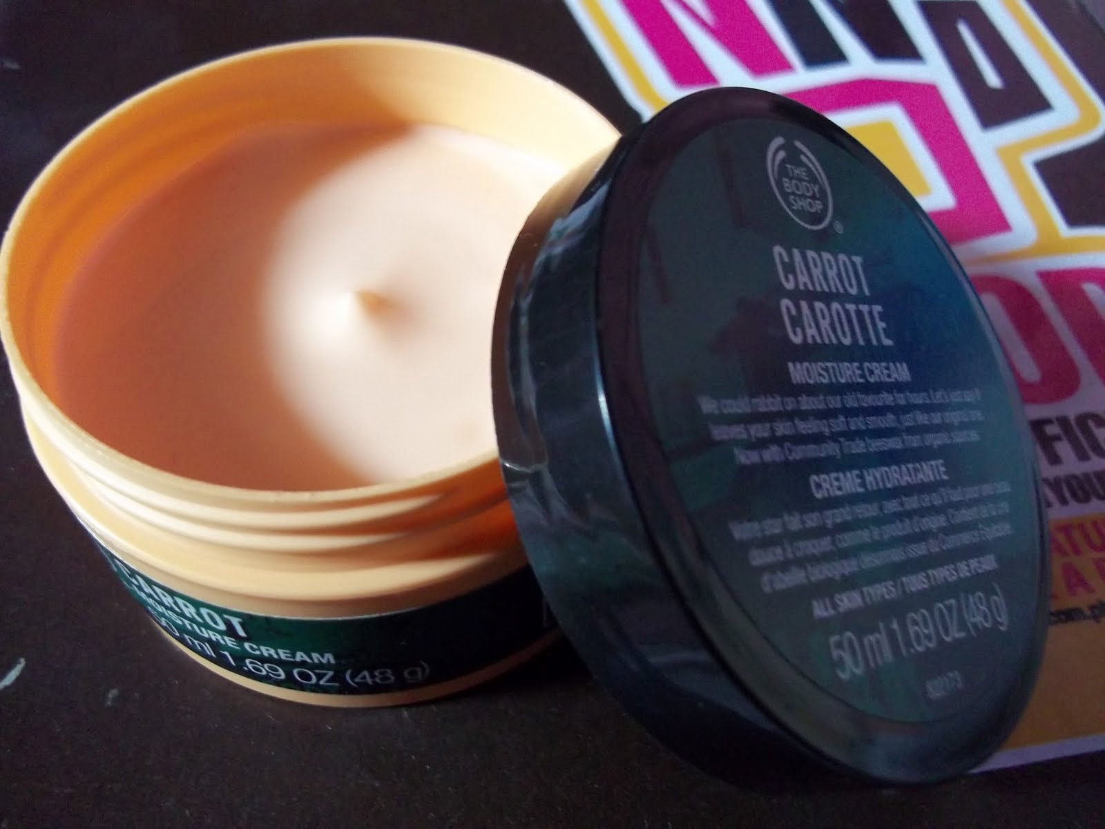 flykarlyfly The Body Shop Carrot Moisture Cream