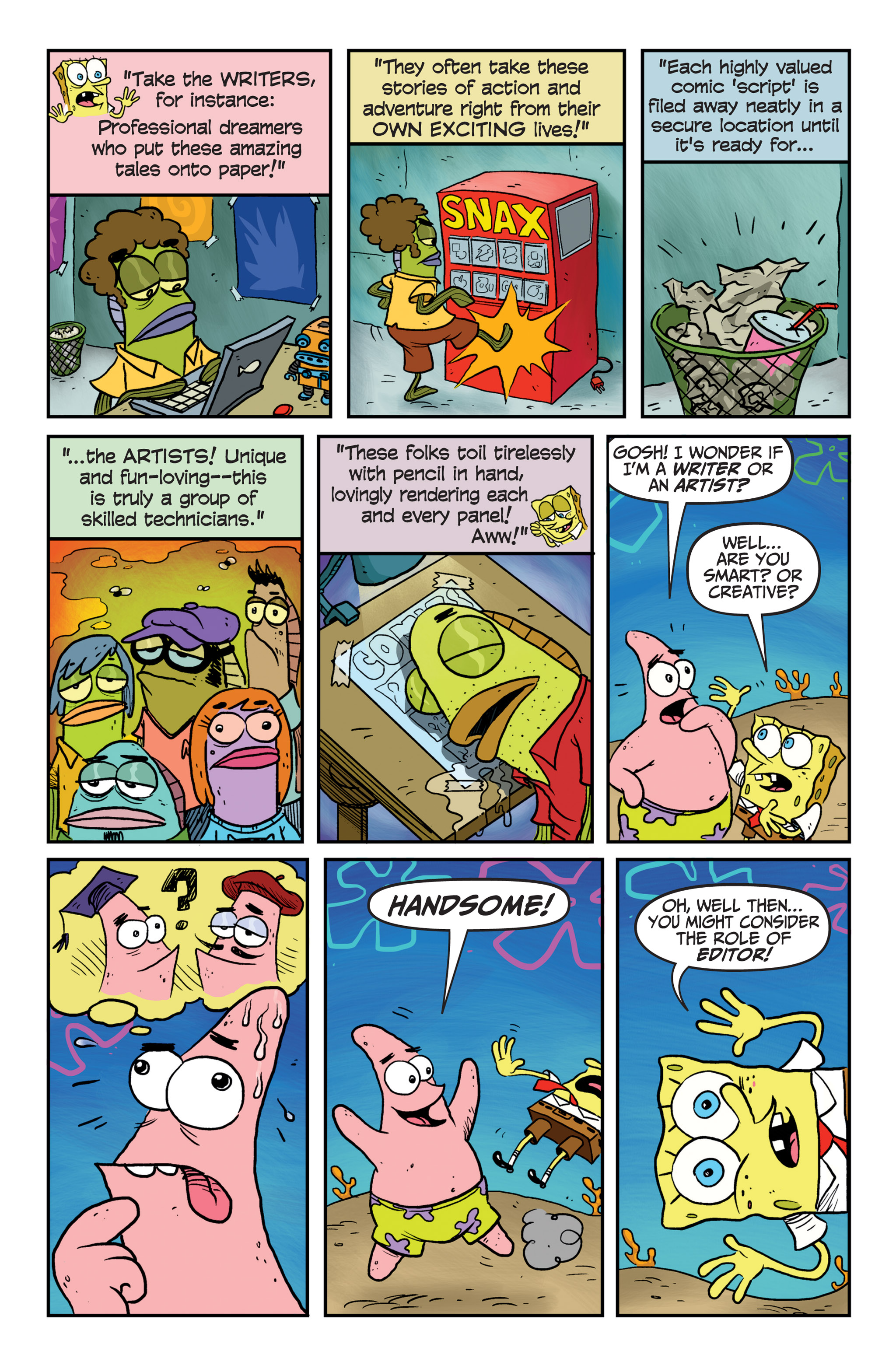 Read online Free Comic Book Day 2014 comic -  Issue # SpongeBob Freestyle Funnies 2014 - 22