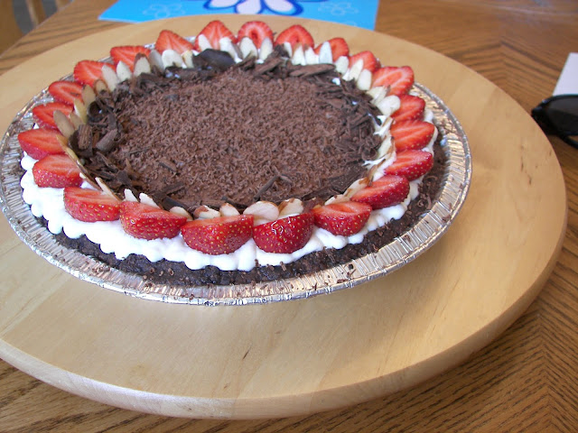 Tarte marbrée au fromage & au chocolat recettes dessert Gaufrettes 100% CHOCOLAT