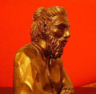 orme magiche sculture scultura saggio himalayano creta fatte a mano artigianato italiano