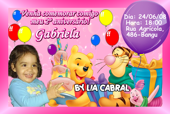 CONVITE URSINHO POOH