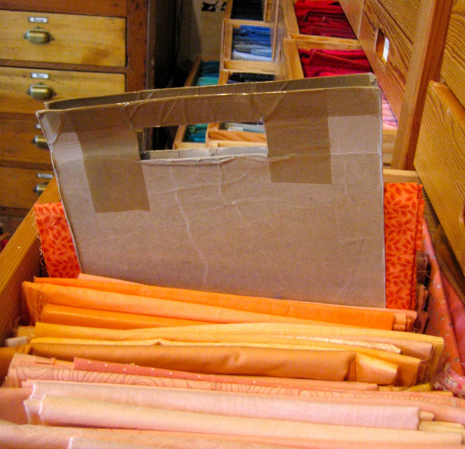 How to sort and store your quilting fabrics Mary & Patch