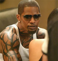 Club Art and Entertainment: Jamie Foxx Tattoos