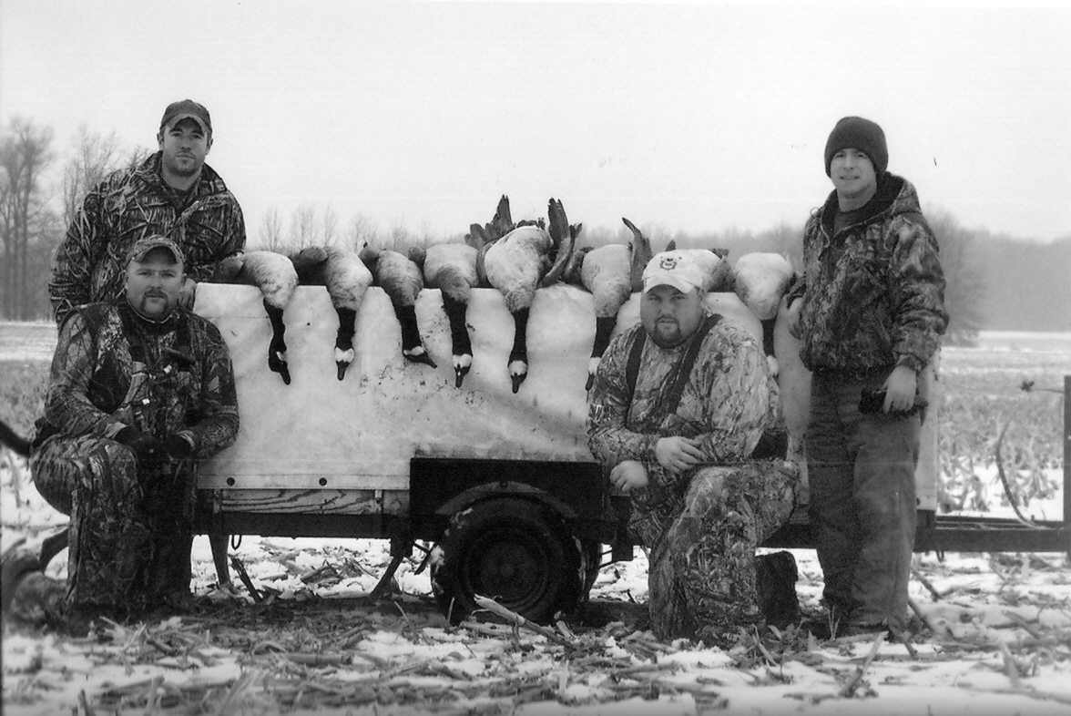 Curran's Outdoor Journey Last Goose hunt of the year, December 30th 2010