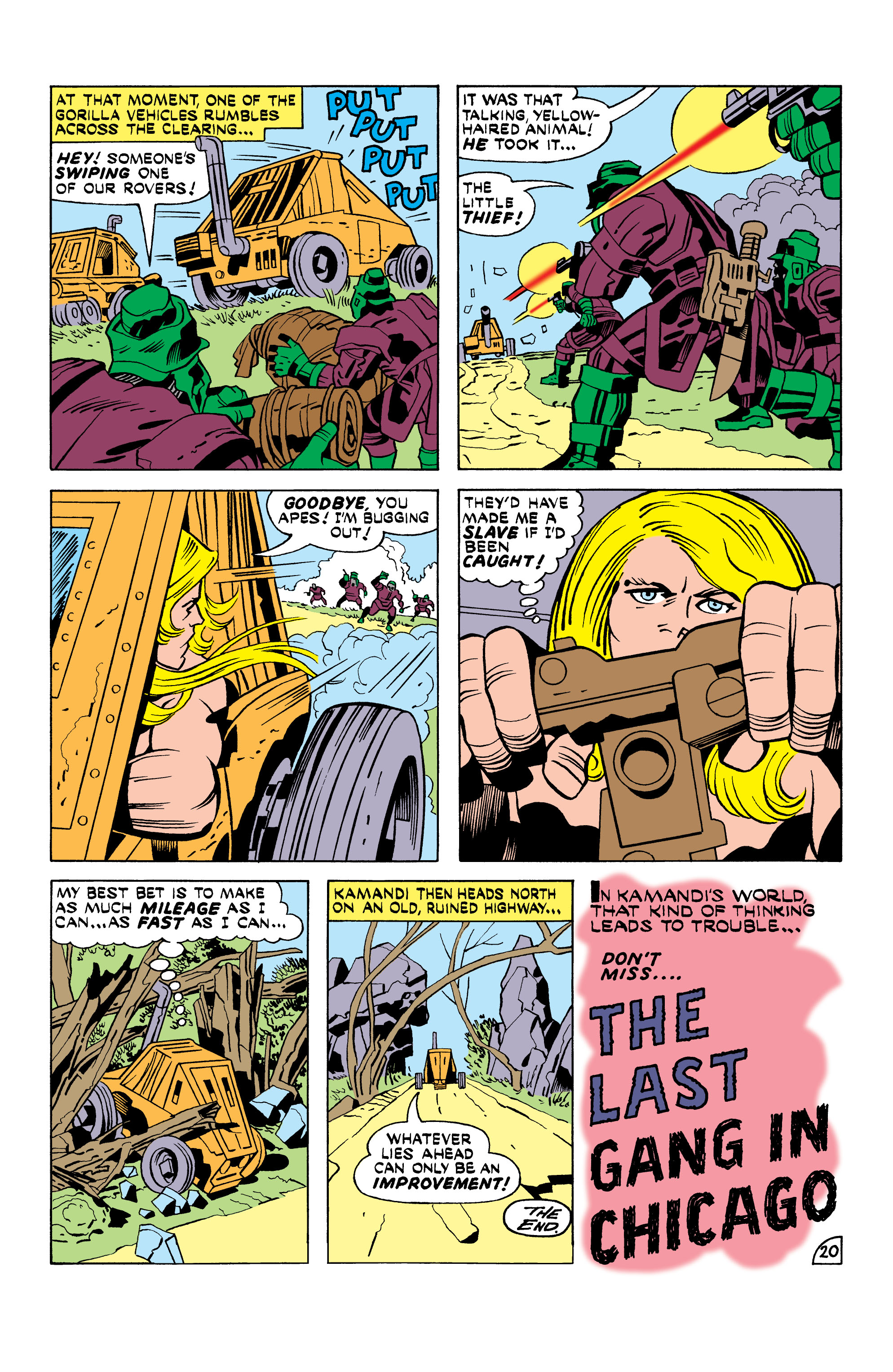 Read online Kamandi, The Last Boy On Earth comic -  Issue #18 - 20