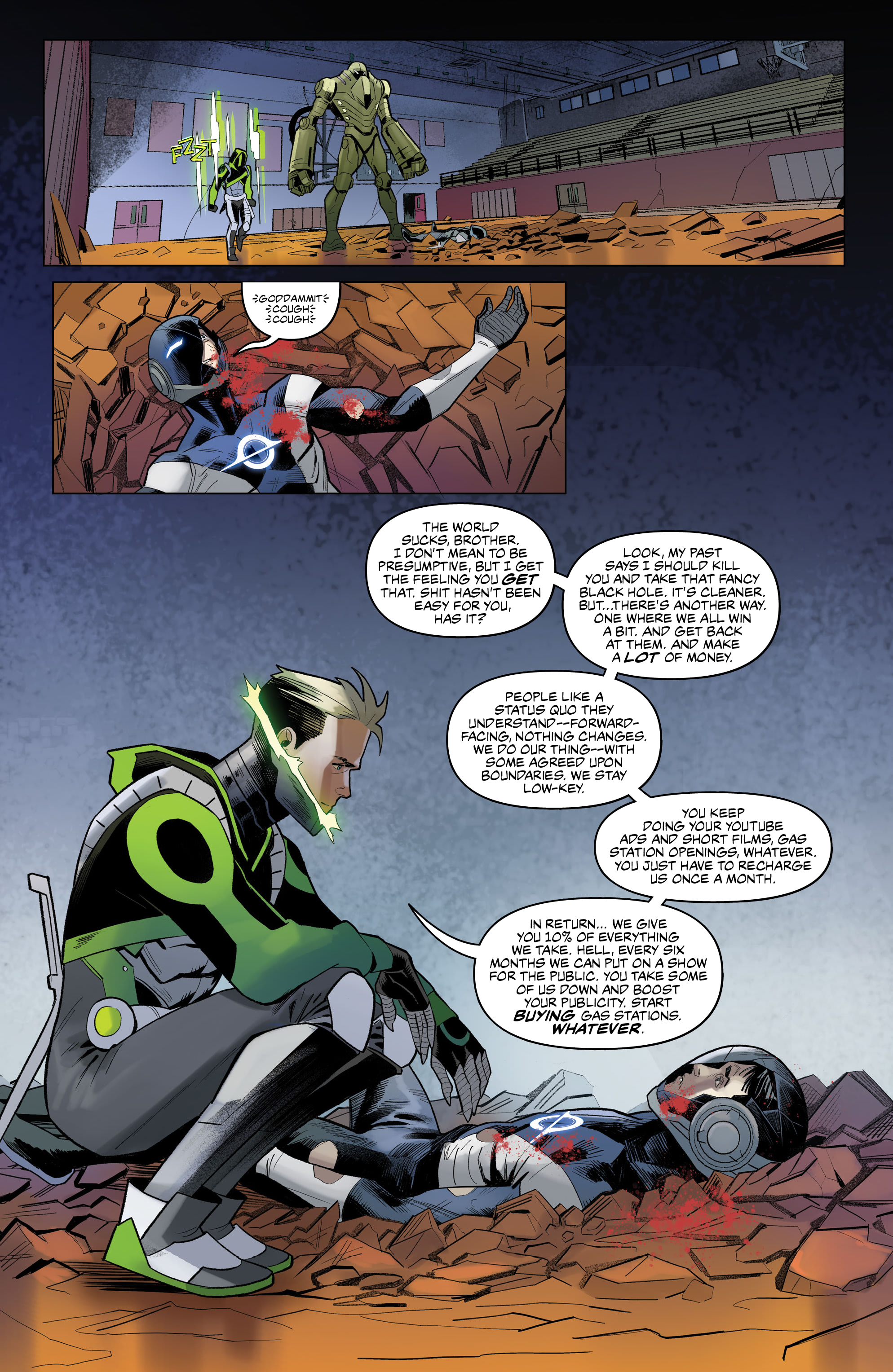 Read online Radiant Black comic -  Issue #16 - 21