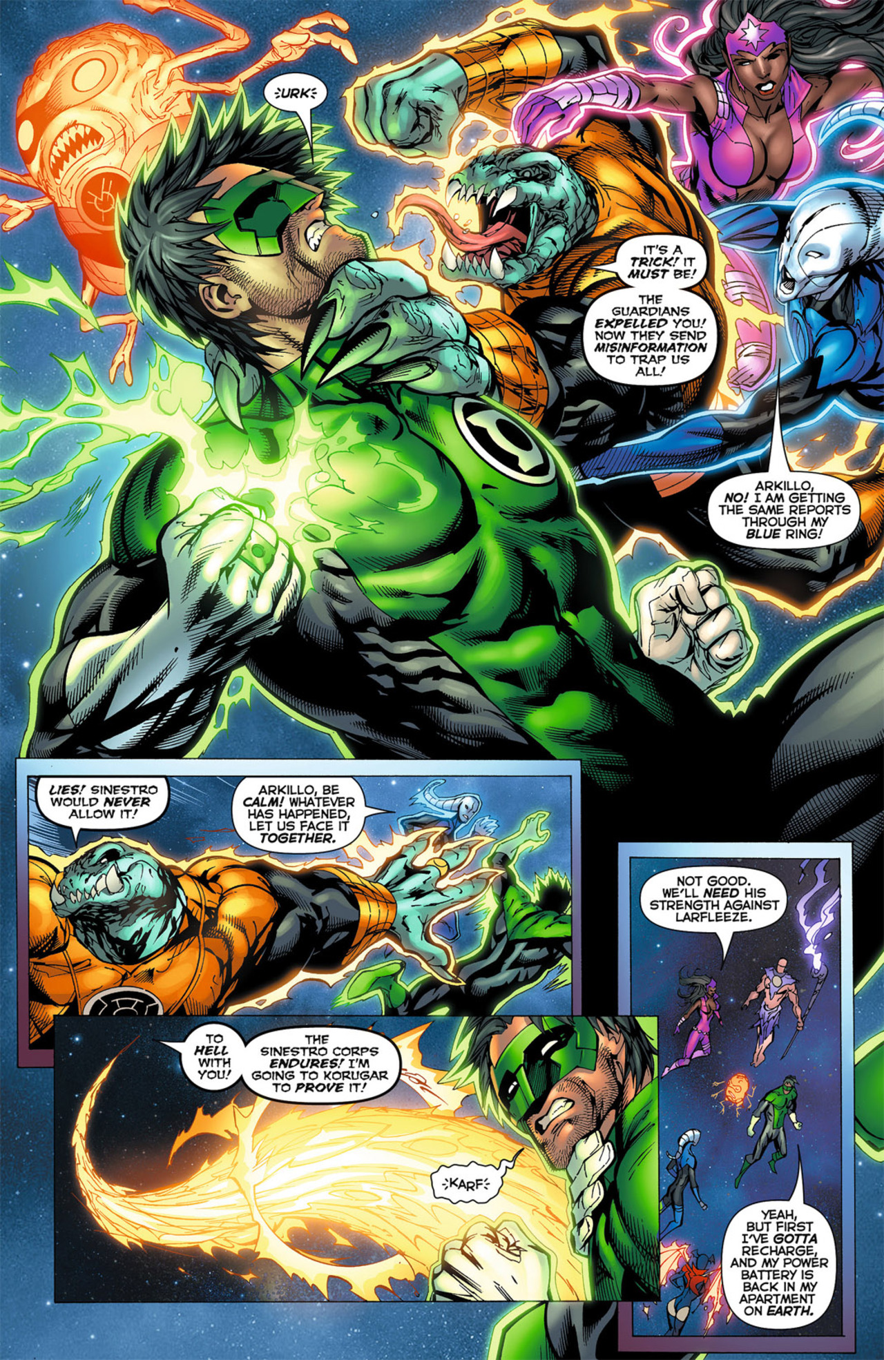 Read online Green Lantern: New Guardians comic -  Issue #8 - 8