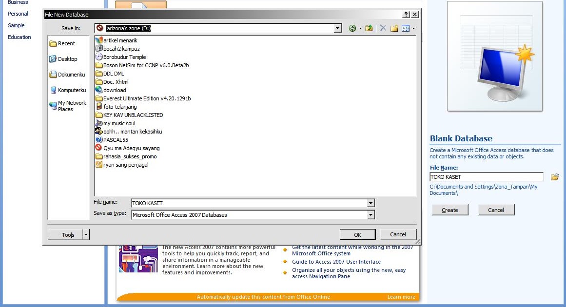 Contoh Program Dengan Visual Foxpro 6 Runtime