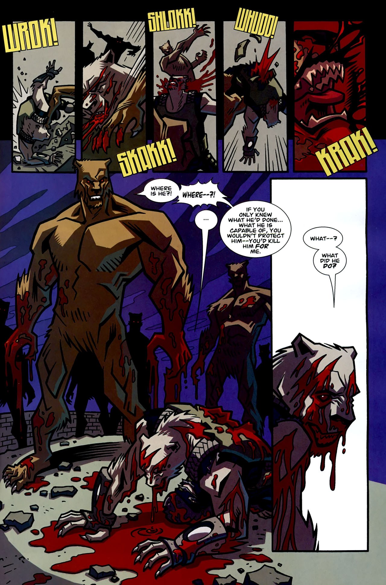 Read online The Astounding Wolf-Man comic -  Issue #4 - 11