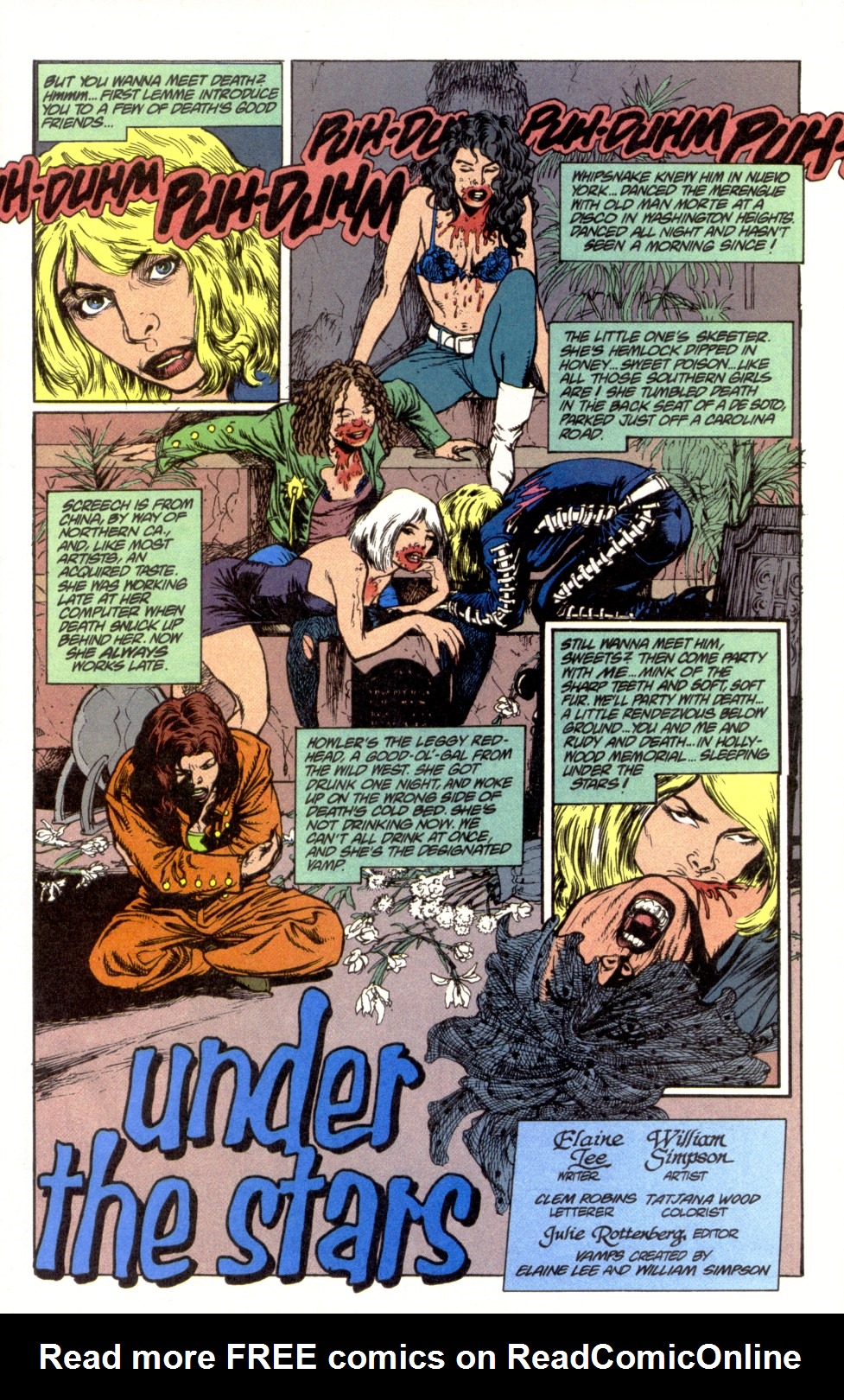 Read online Vamps: Hollywood & Vein comic -  Issue #1 - 6