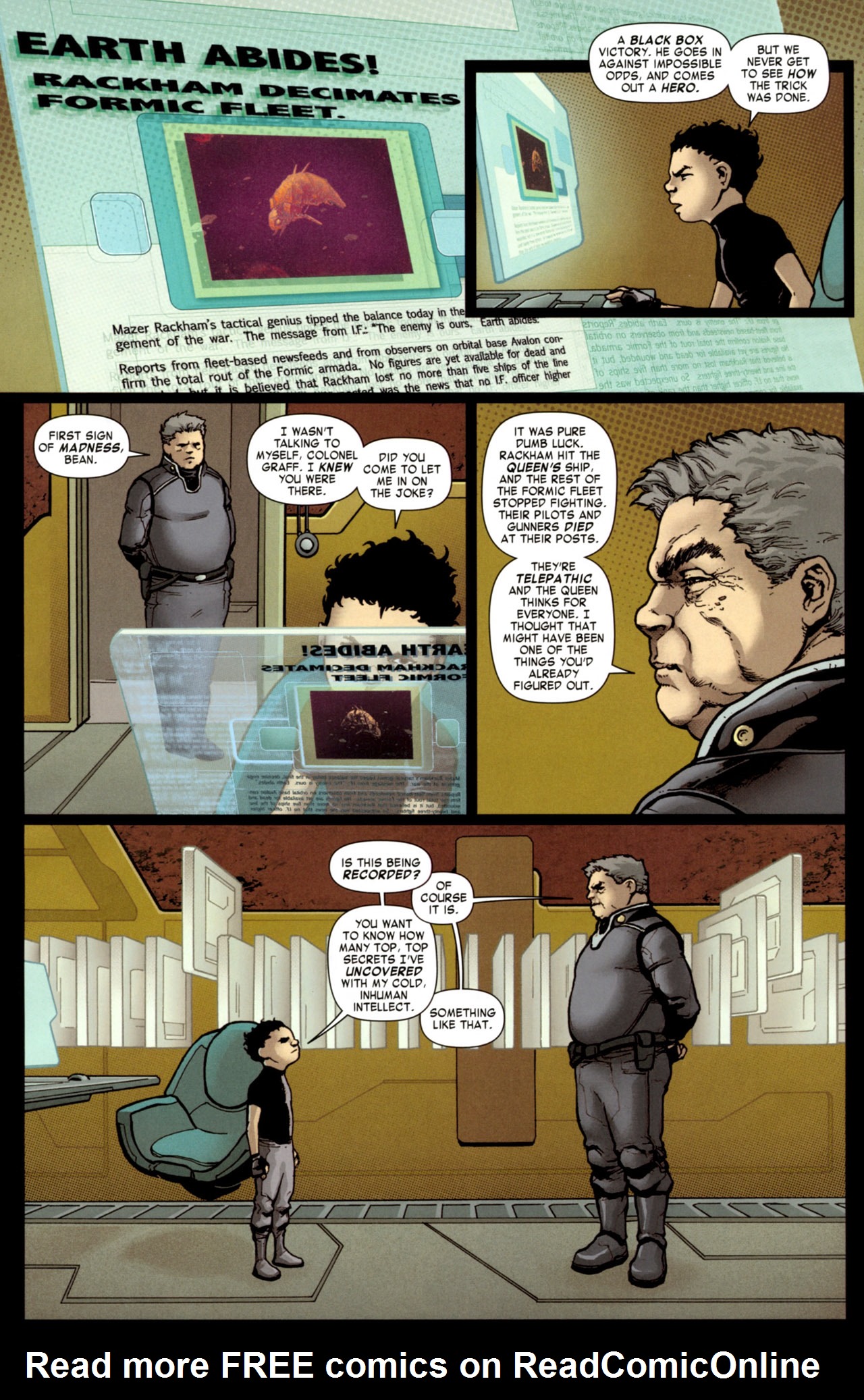 Read online Ender's Shadow: Command School comic -  Issue #5 - 6