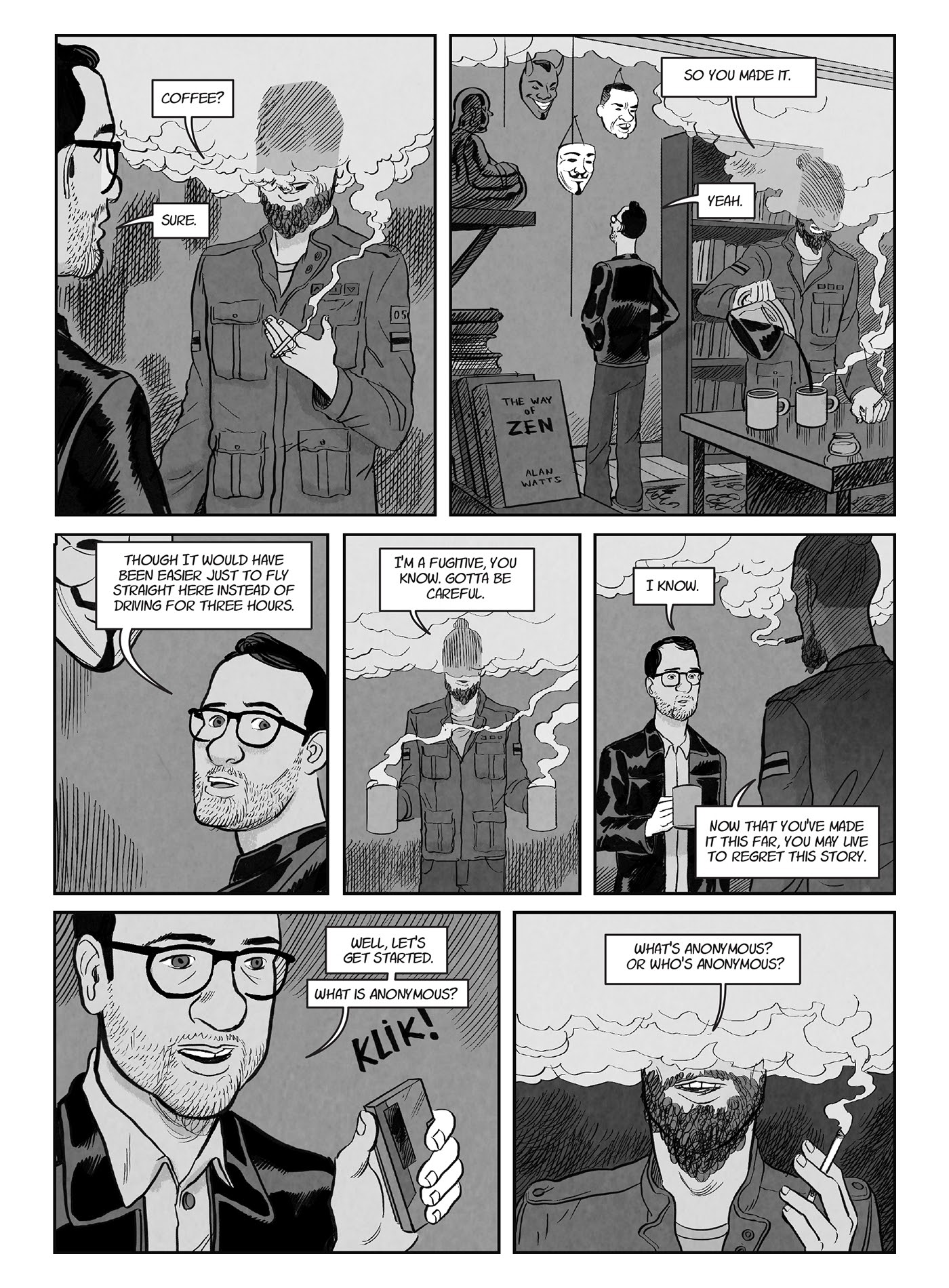 Read online A for Anonymous: How a Mysterious Hacker Collective Transformed the World comic -  Issue # TPB - 12