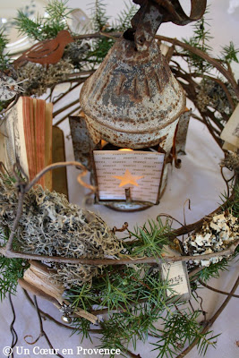 Centre de table - Couronne de Noël