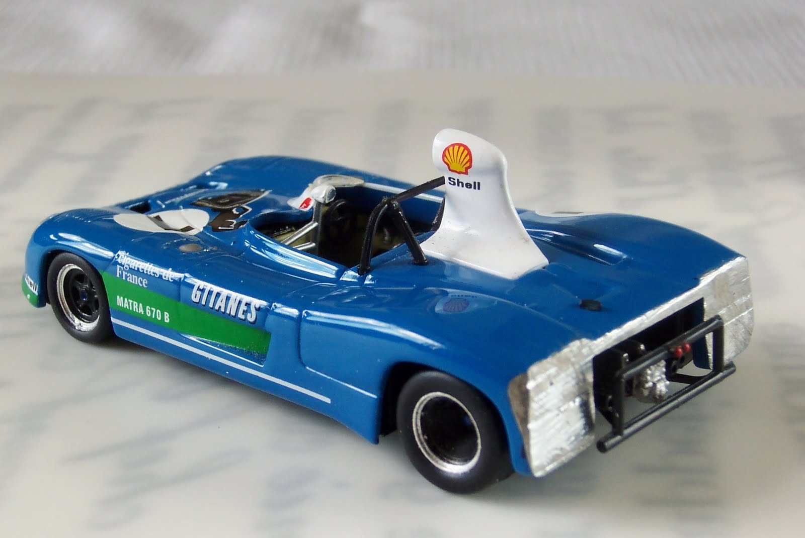 1/43 Collection of transformed and restaured models: Matra 670C Courte ...