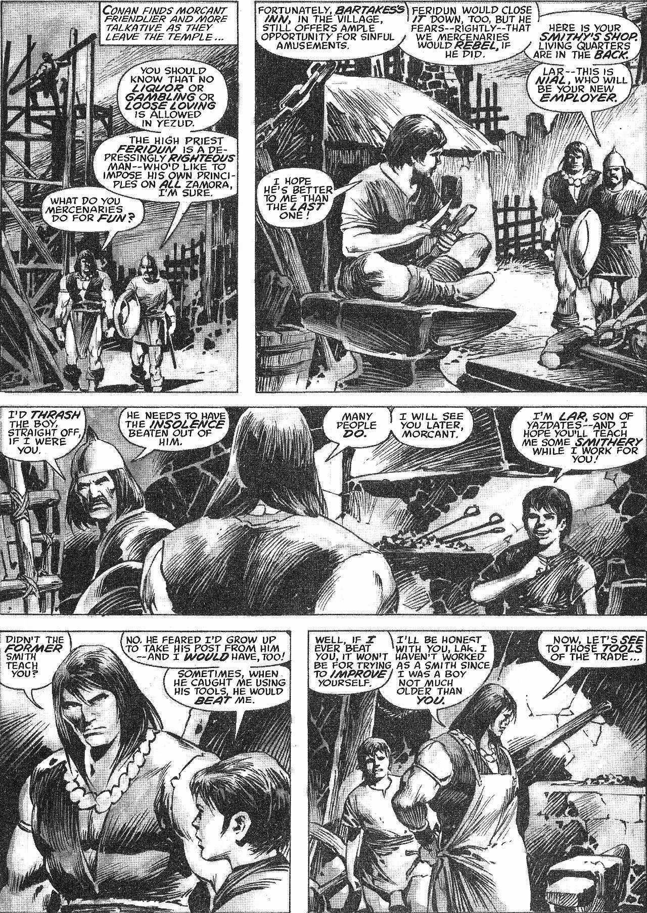 Read online The Savage Sword Of Conan comic -  Issue #208 - 21