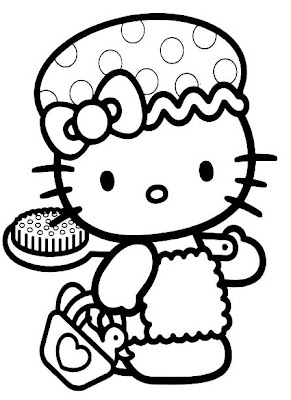 Coloring Pages Kitty 100 Anythings
